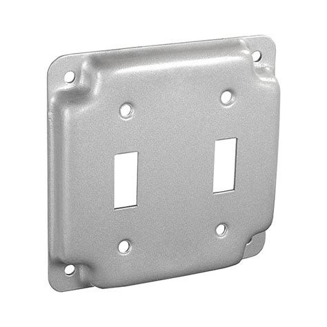 cover for 4 junction box|4 square raised cover plate.